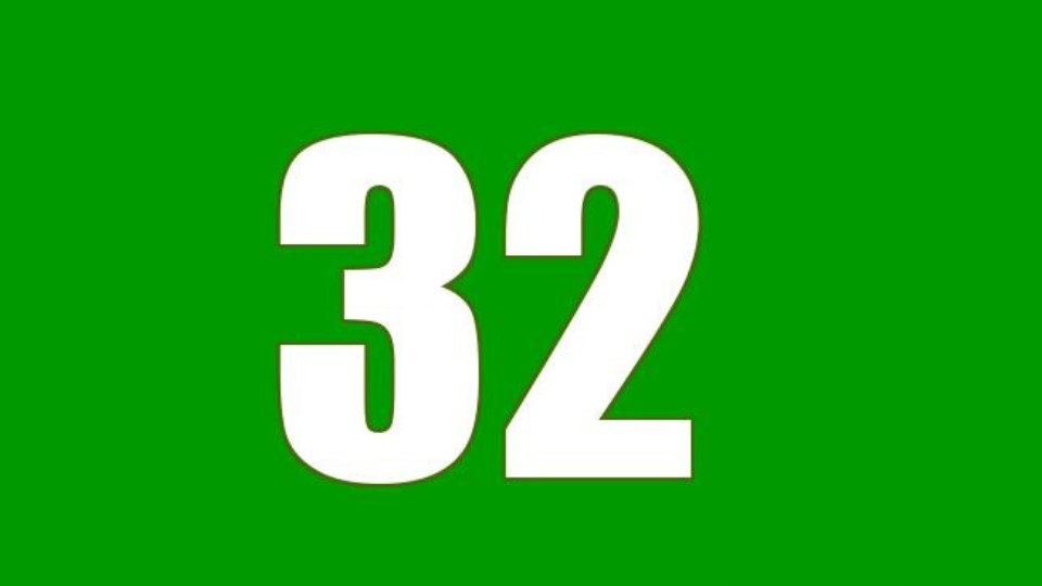 Con số 32 có ý nghĩa gì theo quan niệm dân gian