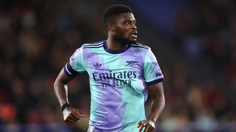 Thomas Partey trong màu áo Arsenal