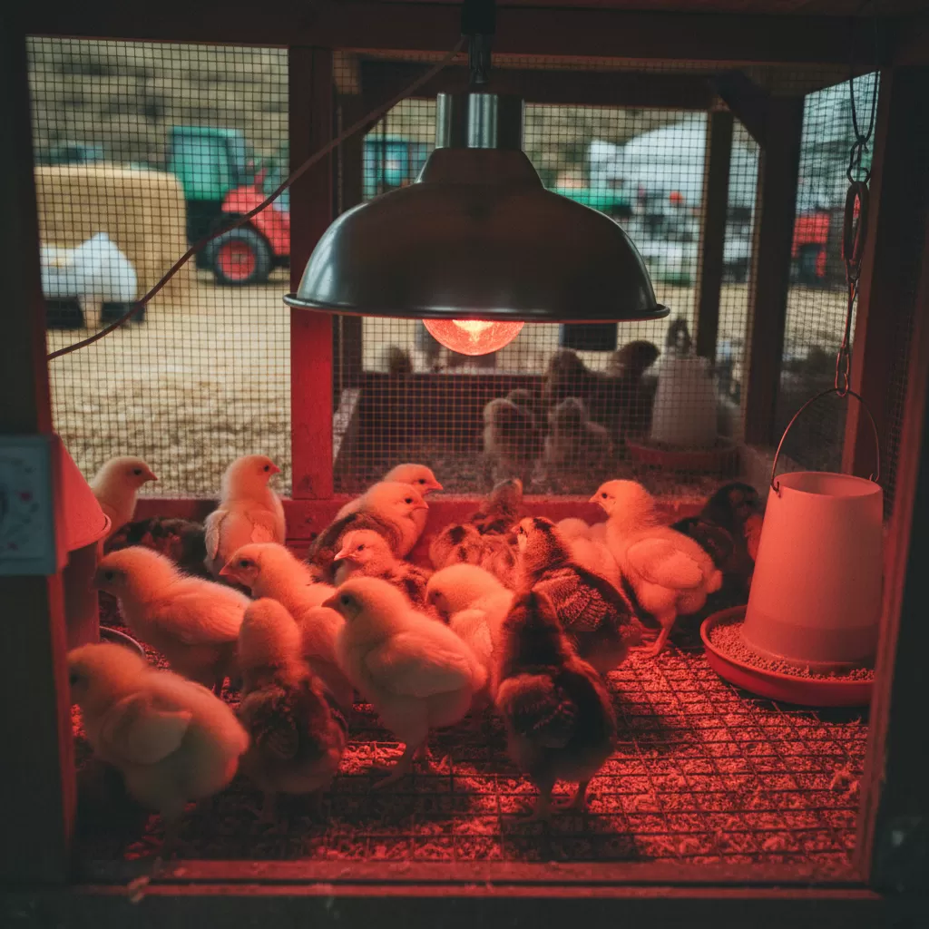 Chuồng úm gà con đúng kỹ thuật